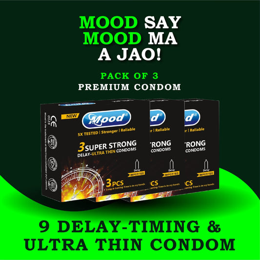 MOOd delay timing condom 9 pieces