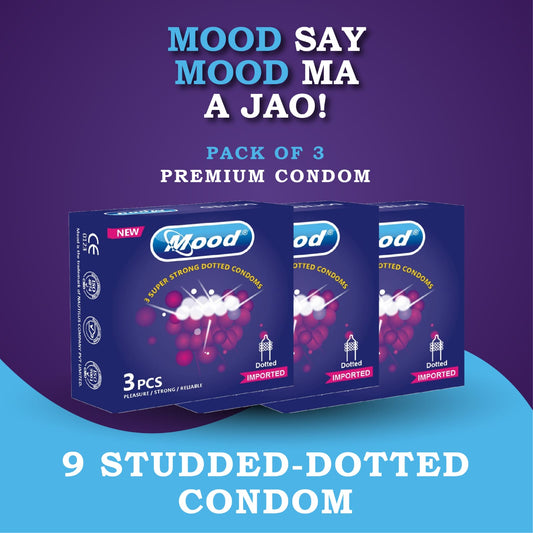 Mood dotted condom 9 pieces